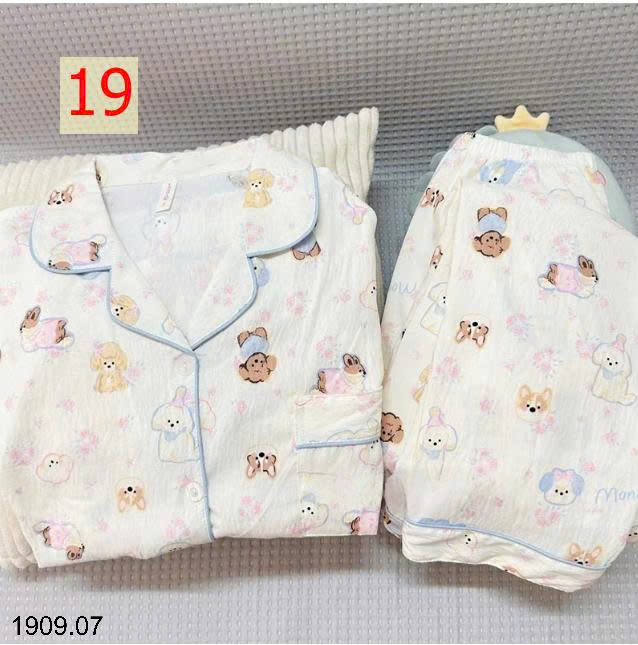 26HA1909.07 - BỘ MẶC NHÀ DÀI TAY CHO NỮ