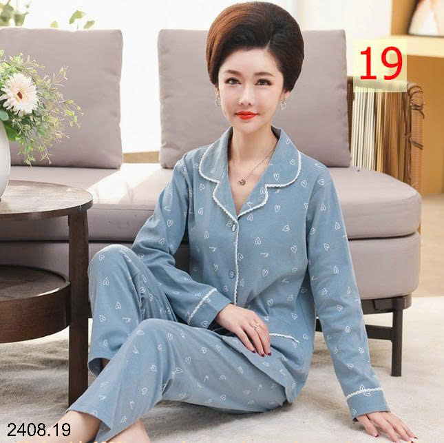 26HA2408.19 - BỘ PIZAMA TRUNG NIÊN CHO MẸ