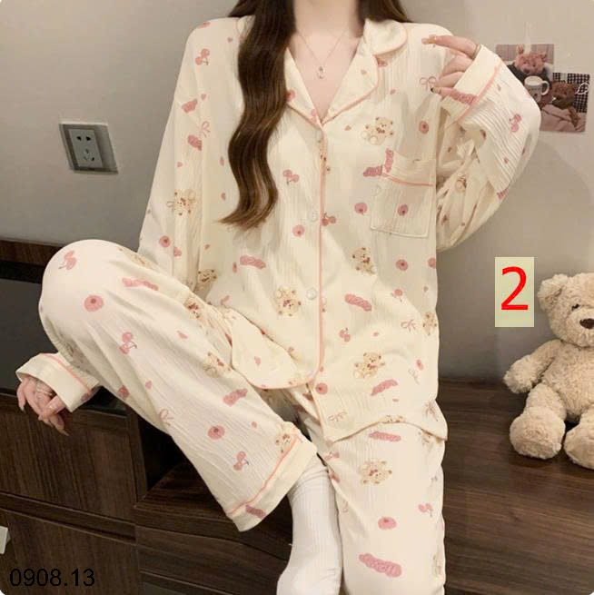 26HA0908.13 - SET BỘ MẶC NHÀ 3 CHI TIẾT CHO NỮ
