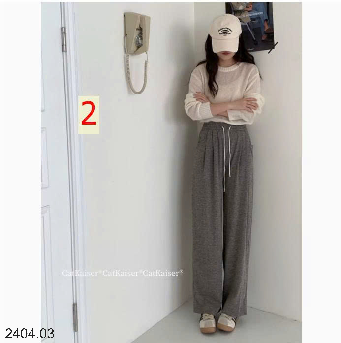 26HA2404.03 - QUẦN ỐNG RỘNG CATKAISER