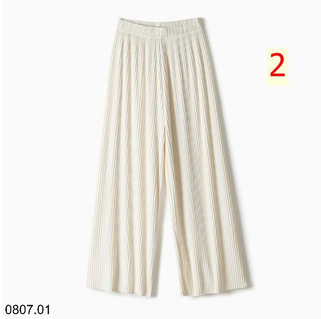 26HA0807.01 - QUẦN LỤA BĂNG XẾP LY TĂM
