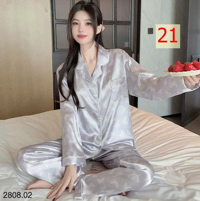 26HA2808.02 - BỘ PIZAMA LỤA CHO NỮ