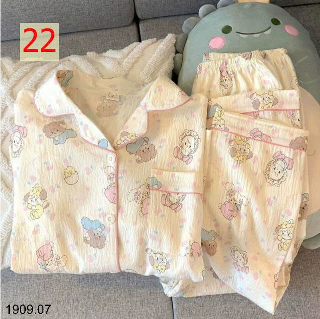 26HA1909.07 - BỘ MẶC NHÀ DÀI TAY CHO NỮ