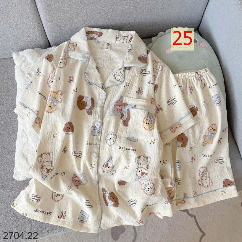 26HA2704.22 - BỘ PIZAMA MẶC NHÀ CHO NỮ