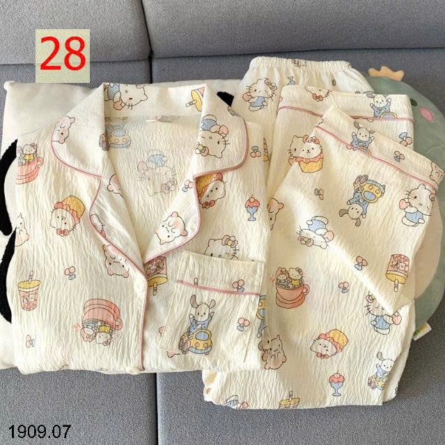 26HA1909.07 - BỘ MẶC NHÀ DÀI TAY CHO NỮ