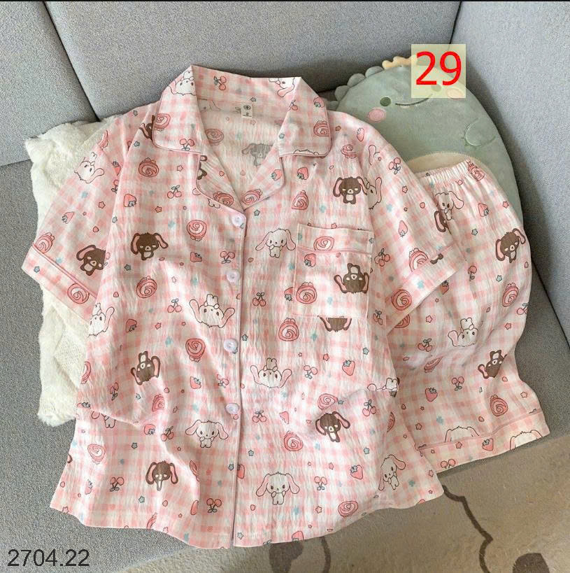 26HA2704.22 - BỘ PIZAMA MẶC NHÀ CHO NỮ