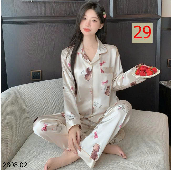 26HA2808.02 - BỘ PIZAMA LỤA CHO NỮ