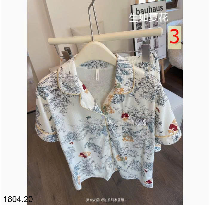 26HA1804.20 - BỘ PIJAMA CỘC MẶC NHÀ NỮ