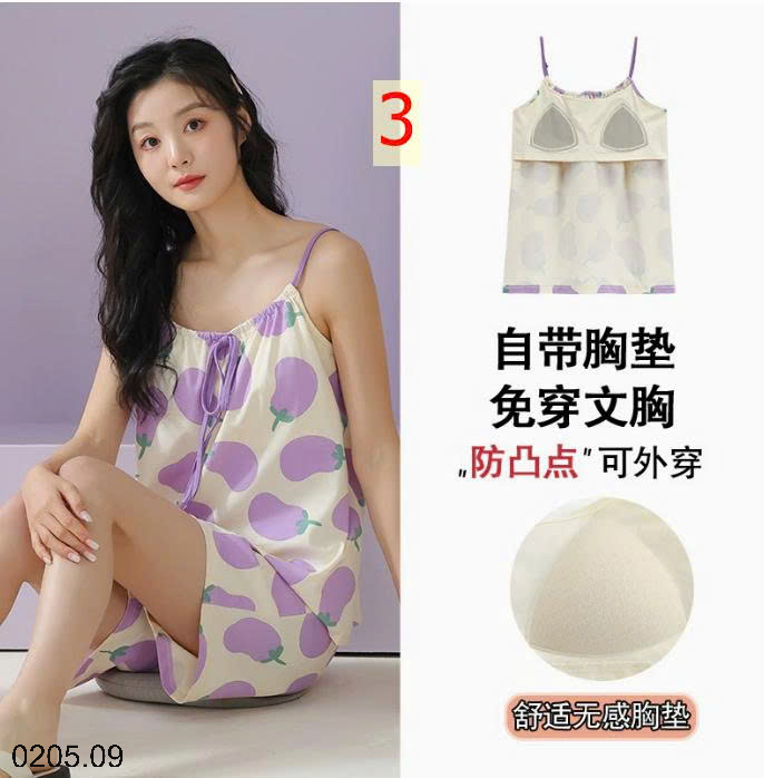 26HA0205.09 - BỘ NGỦ 2 DÂY KÈM BRA