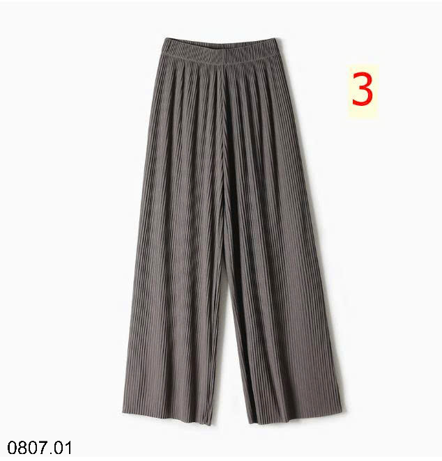 26HA0807.01 - QUẦN LỤA BĂNG XẾP LY TĂM
