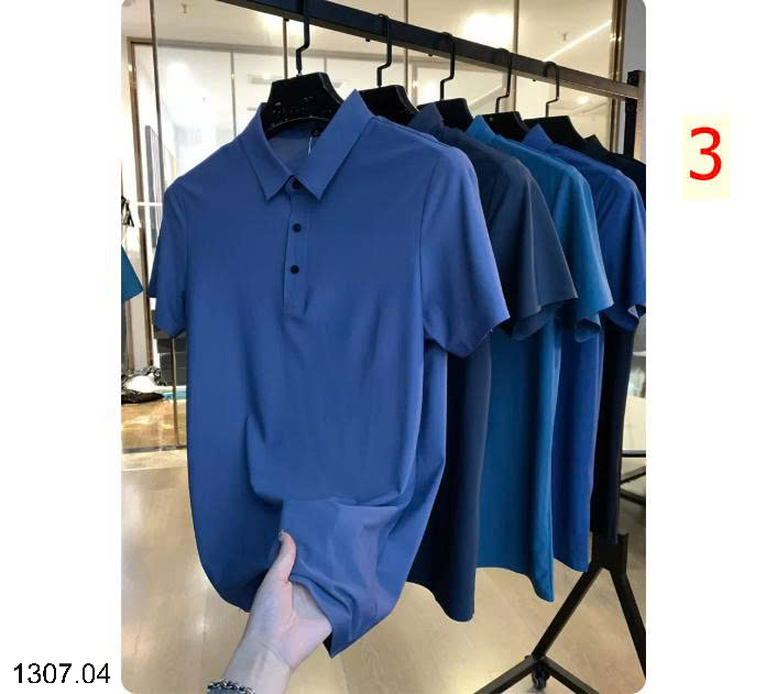 26HA1307.04 - POLO LỤA BĂNG NAM INBLUE
