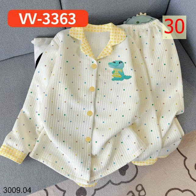 26HA3009.04 - BỘ PIZAMA NHIỀU LỚP ẤM ÁP CHO NỮ