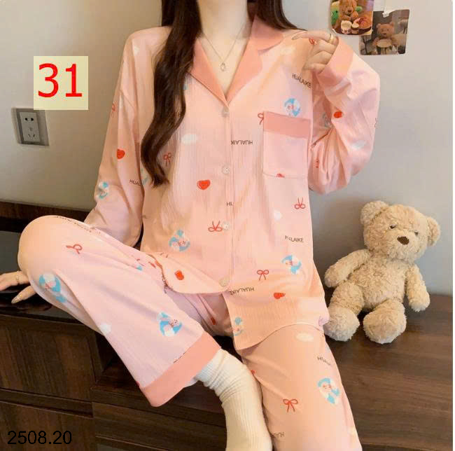 26HA2508.20 - BỘ NỮ PIZAMA MẶC NHÀ