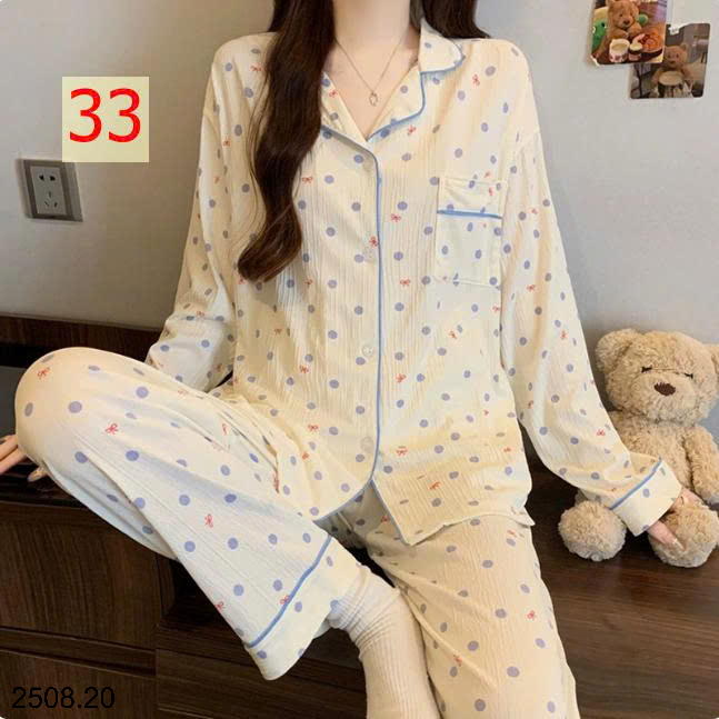 26HA2508.20 - BỘ NỮ PIZAMA MẶC NHÀ