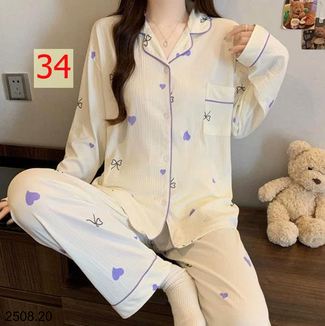 26HA2508.20 - BỘ NỮ PIZAMA MẶC NHÀ