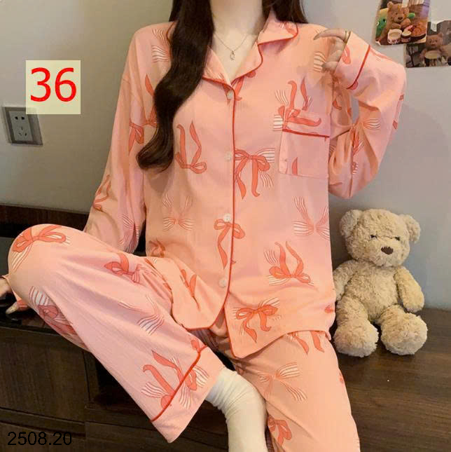 26HA2508.20 - BỘ NỮ PIZAMA MẶC NHÀ