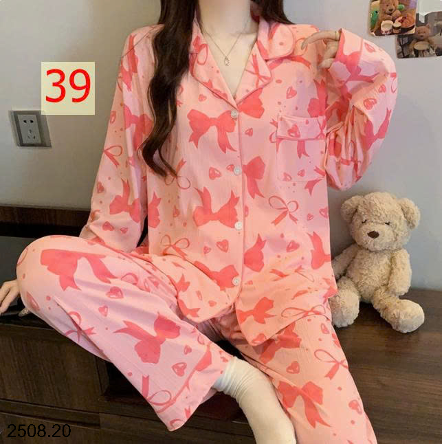 26HA2508.20 - BỘ NỮ PIZAMA MẶC NHÀ
