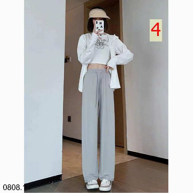 26HA0808.14 - SET 2 QUẦN ỐNG RỘNG LỤA BĂNG
