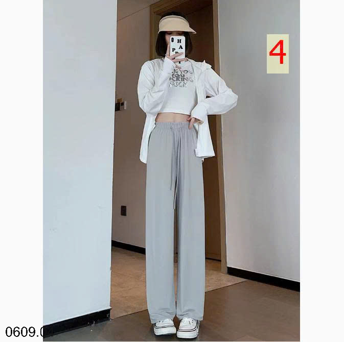 26HA0609.04 - SET 2 QUẦN DÀI LỤA BĂNG CHO NỮ