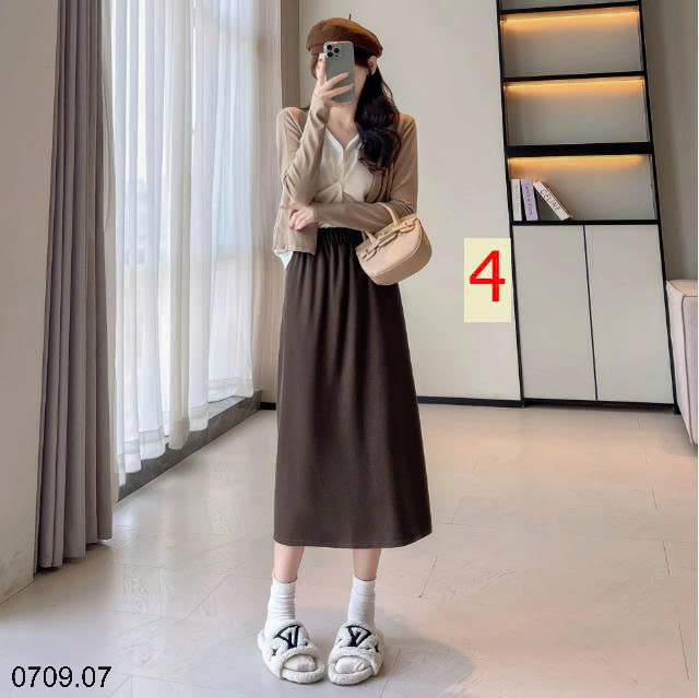 26HA0709.07 - CHÂN VÁY CHỮ A CHO NỮ