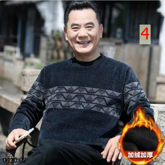 26HA0410.02 - ÁO LEN NAM TRUNG NIÊN LÓT LÔNG