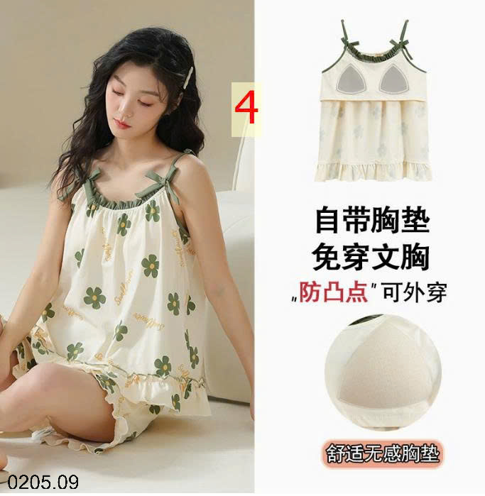 26HA0205.09 - BỘ NGỦ 2 DÂY KÈM BRA
