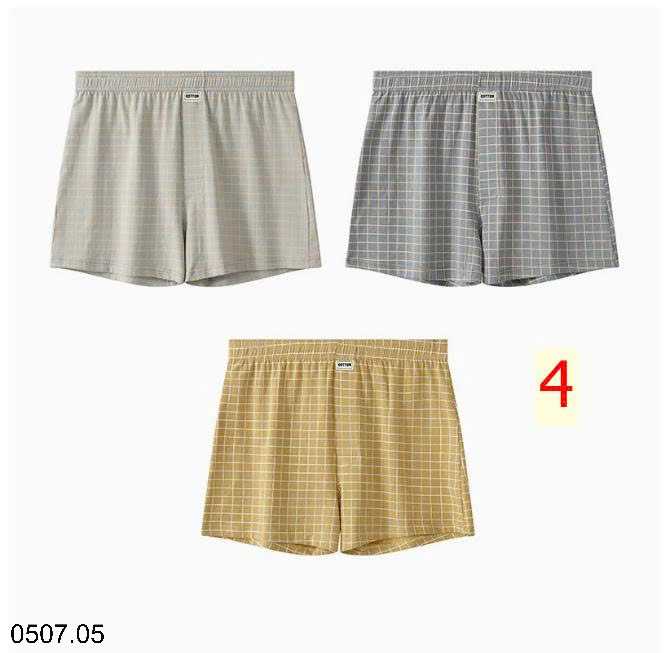 26HA0507.05 - SET 3 QUẦN KẺ SÀ LỎN NAM