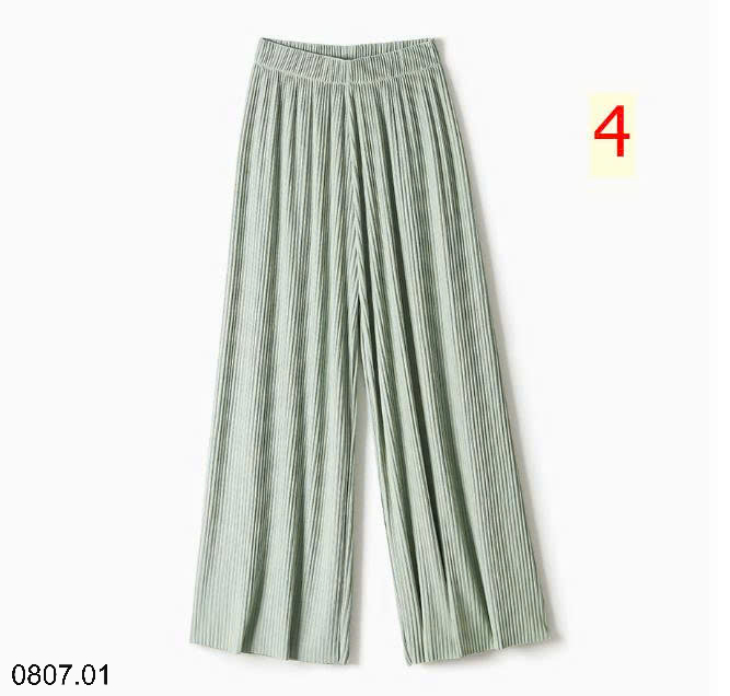 26HA0807.01 - QUẦN LỤA BĂNG XẾP LY TĂM