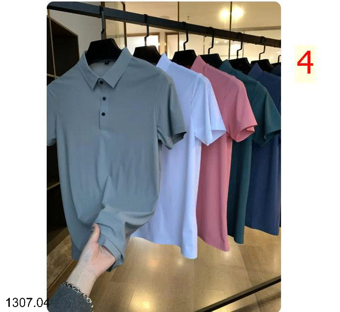 26HA1307.04 - POLO LỤA BĂNG NAM INBLUE