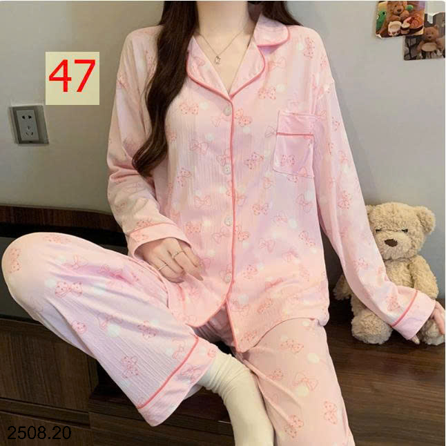 26HA2508.20 - BỘ NỮ PIZAMA MẶC NHÀ