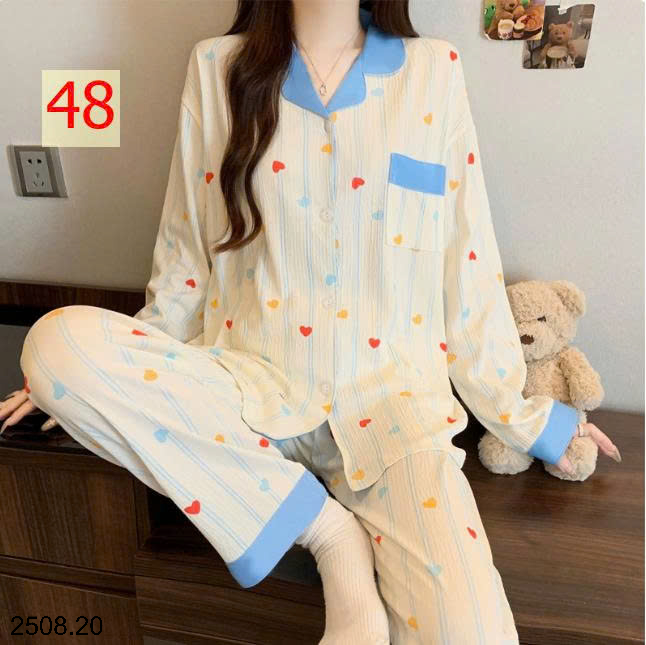 26HA2508.20 - BỘ NỮ PIZAMA MẶC NHÀ