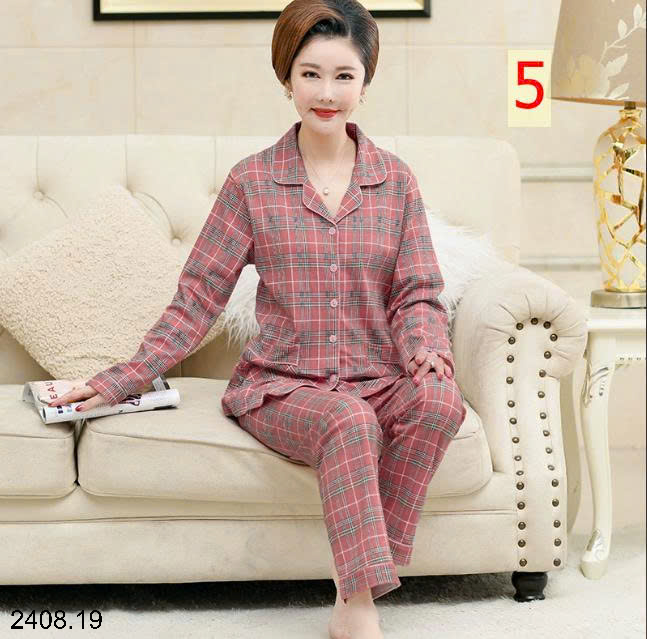 26HA2408.19 - BỘ PIZAMA TRUNG NIÊN CHO MẸ