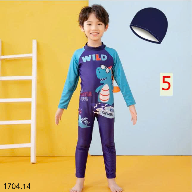 26HA1704.14 - SET ĐỒ BƠI LIỀN DÀI THÂN BÉ TRAI