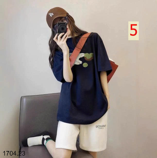 26HA1704.23 - ÁO PHÔNG COTTON CHO NỮ