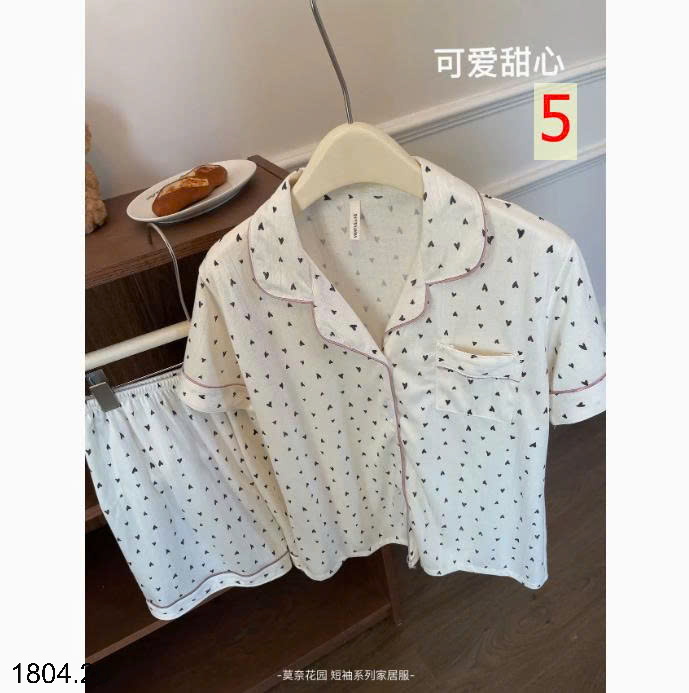 26HA1804.20 - BỘ PIJAMA CỘC MẶC NHÀ NỮ