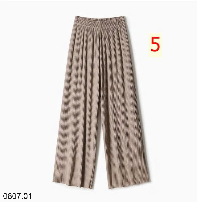 26HA0807.01 - QUẦN LỤA BĂNG XẾP LY TĂM