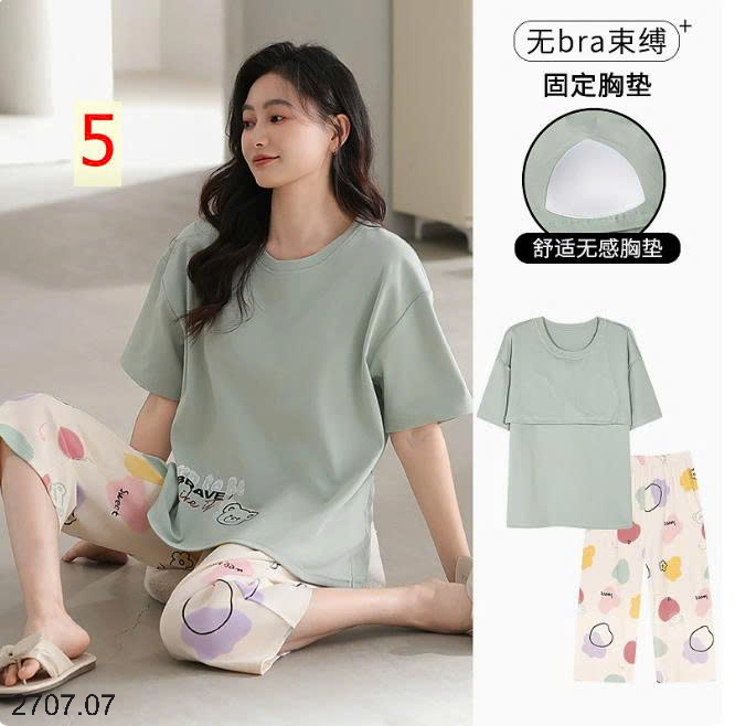 26HA2707.07 - BỘ LỬNG NỮ POLY KÈM BRA CHO NỮ