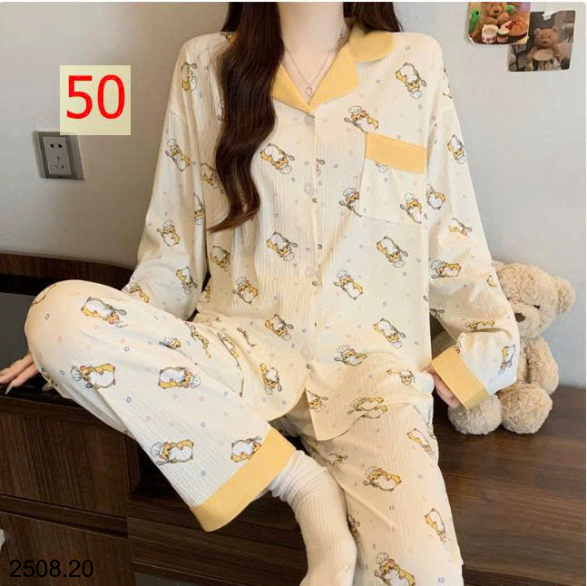 26HA2508.20 - BỘ NỮ PIZAMA MẶC NHÀ