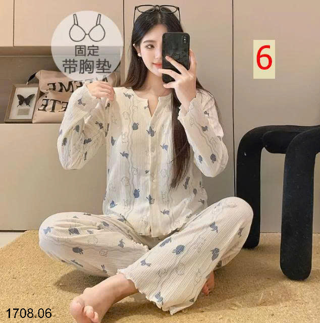 26HA1708.06 - BỘ THU ĐÔNG NỮ MẶC NHÀ