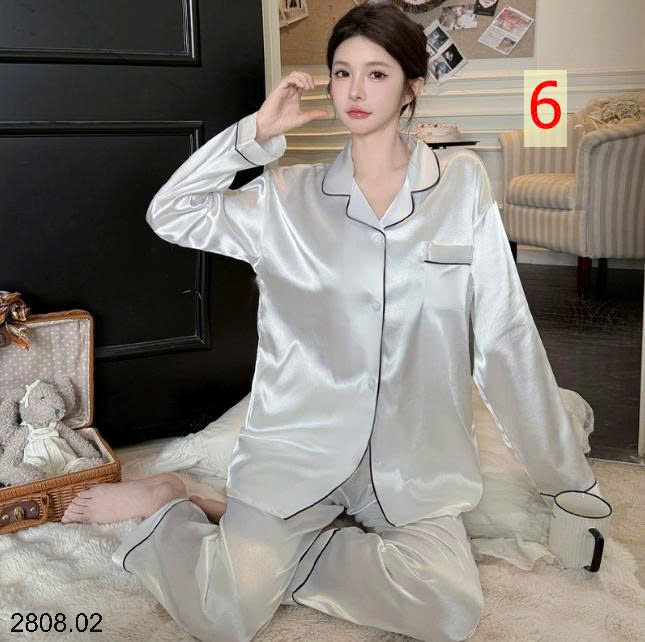 26HA2808.02 - BỘ PIZAMA LỤA CHO NỮ