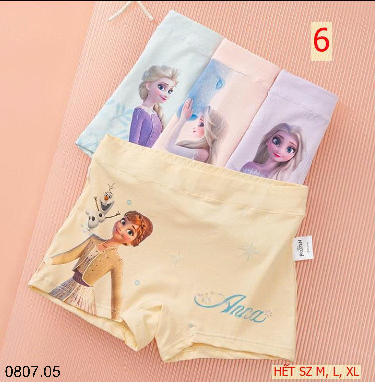 26HA0807.05 - SET 4 QUẦN CHÍP ĐÙI DISNEY CHO BÉ