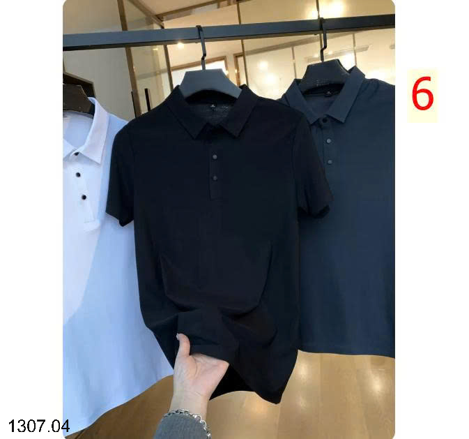 26HA1307.04 - POLO LỤA BĂNG NAM INBLUE