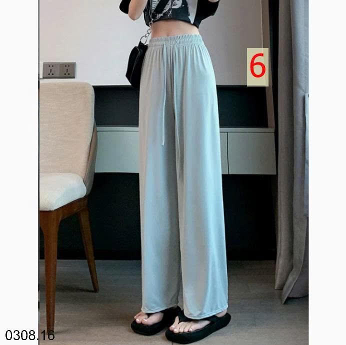 26HA0308.16 - SET 2 QUẦN ỐNG RỘNG LỤA BĂNG