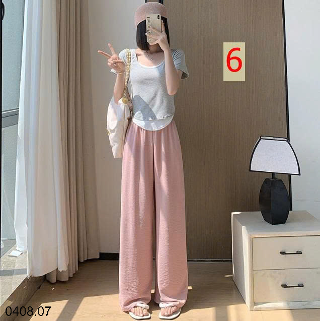 26HA0408.07 - QUẦN CHỐNG NẮNG ỐNG RỘNG NỮ