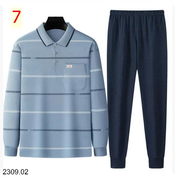 26HA2309.02 - BỘ DÀI TAY TRUNG NIÊN TẶNG BỐ