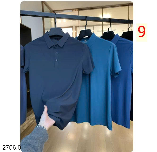 26HA2706.01 - POLO LỤA BĂNG NAM INBLUE