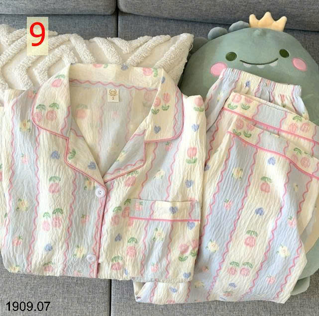 26HA1909.07 - BỘ MẶC NHÀ DÀI TAY CHO NỮ