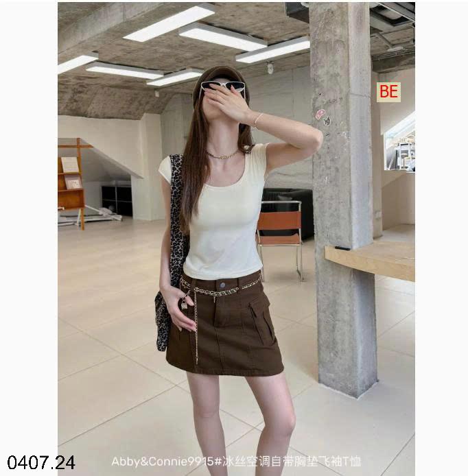 26HA0407.24 - ÁO THUN KÈM BRA CHO NỮ