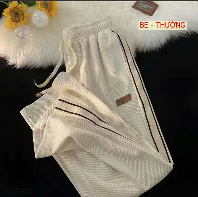 26HA3009.06 - QUẦN NHUNG TĂM ỐNG XUÔNG NAM