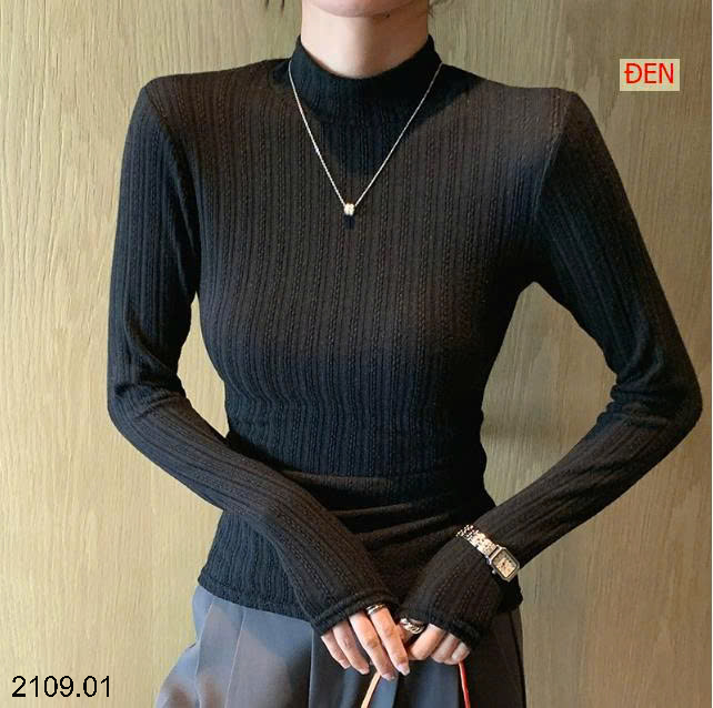 26HA2109.01 - ÁO GIỮ NHIỆT DỆT KIM MỎNG